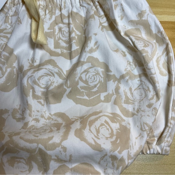 Stella Phoenix The Tigerlily 4T yellow / Tan Roses Lace Ruffle Romper NWT - Picture 5 of 10